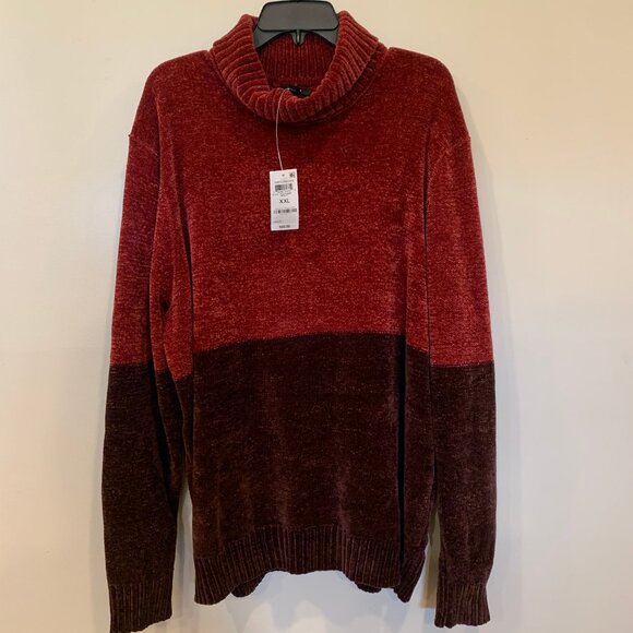 Mens Alfani Turtleneck Ribbed Knot Log Sleeve Sweater Size XXL NWT -B4 - Picture 2 of 8